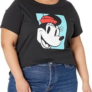 NWOT Amazon Essentials Black Disney Short-Sleeve Crew-Neck T-Shirt (L)